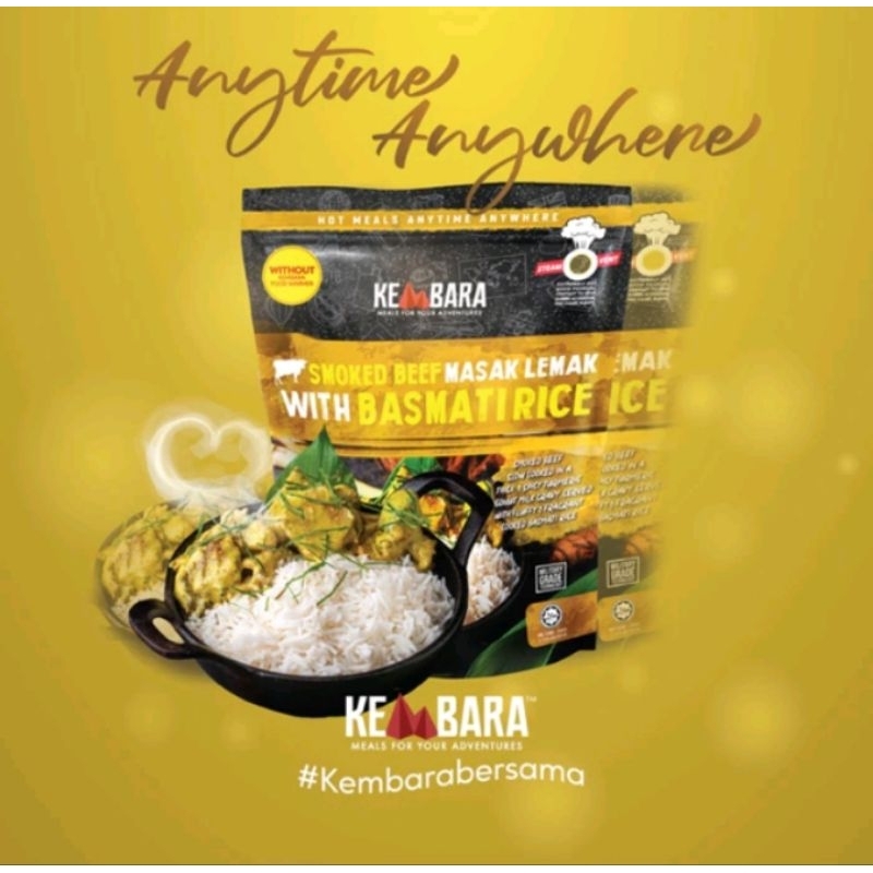 Smoked Beef Masak Lemak w Basmati Rice (Ready to Eat) | Shopee Malaysia