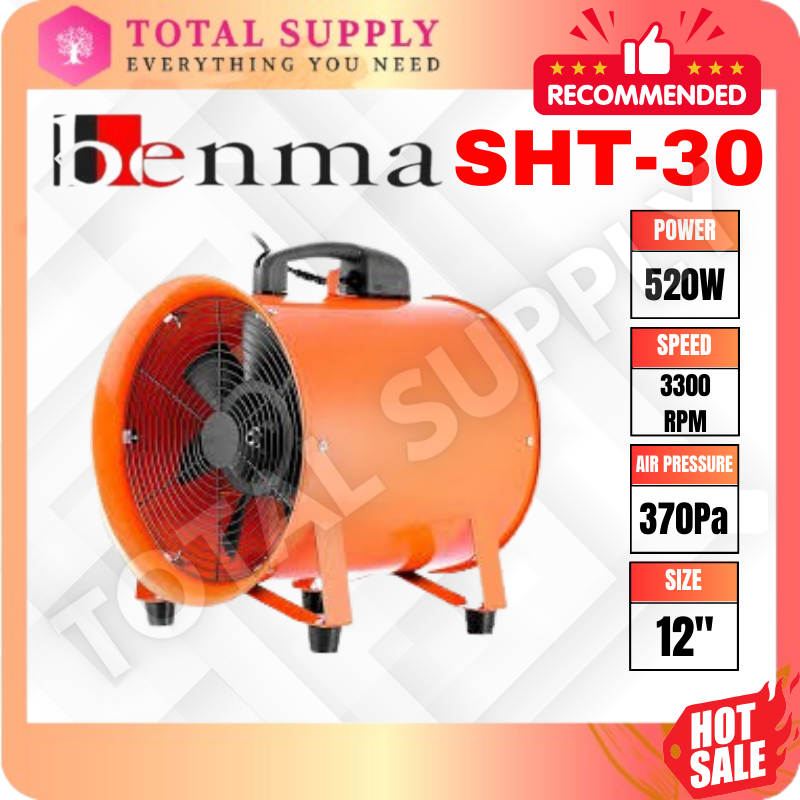 BENMA SHT-30A | VRILL VF12T PORTABLE VENTILATOR & BLOWER FAN | FLEXIBLE ...