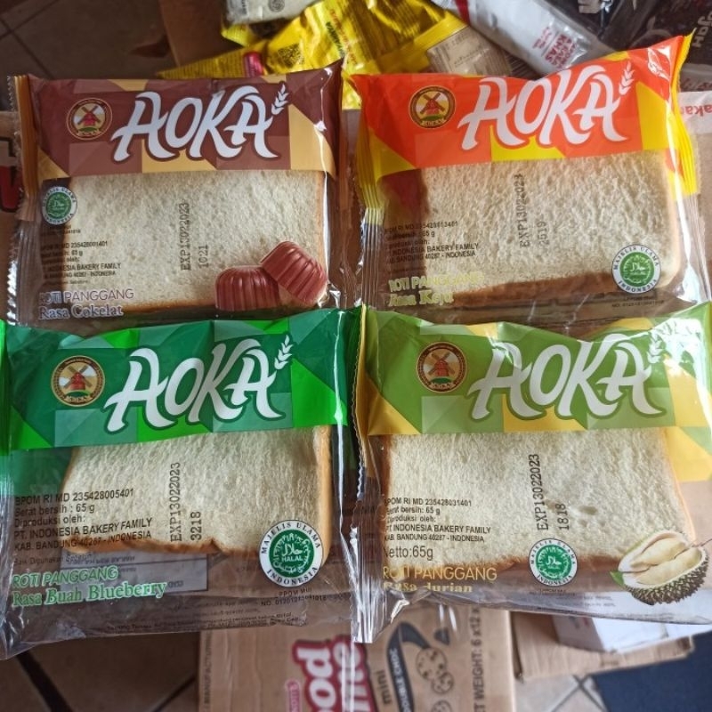 AOKA Roti Panggang Beraneka Rasa Roti Viral | Shopee Malaysia