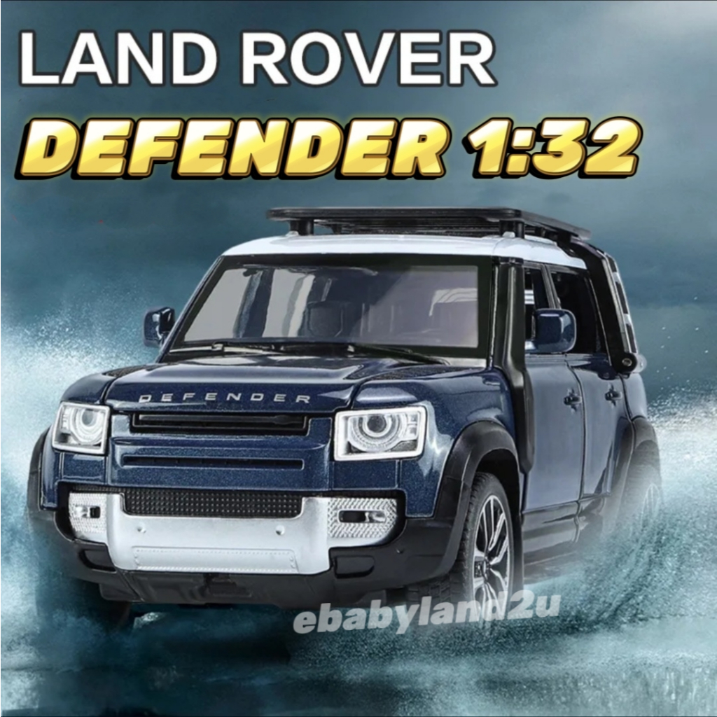 Die Cast 1:32 Land Rover Defender With Light And Sound Diecast Vehicle ...