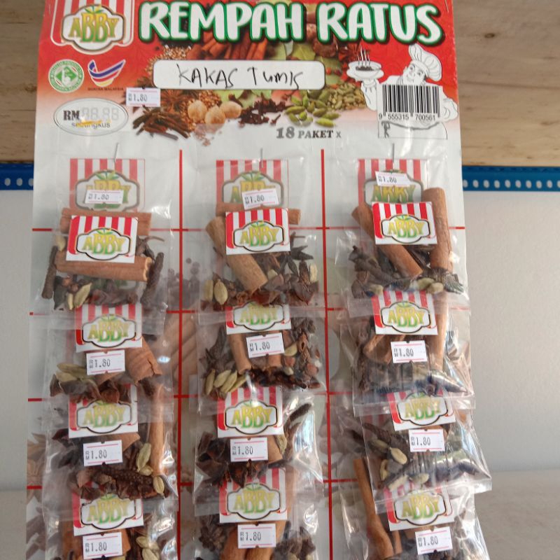 ABBY REMPAH RATUS KAKAS TUMIS 1 PAKET | Shopee Malaysia