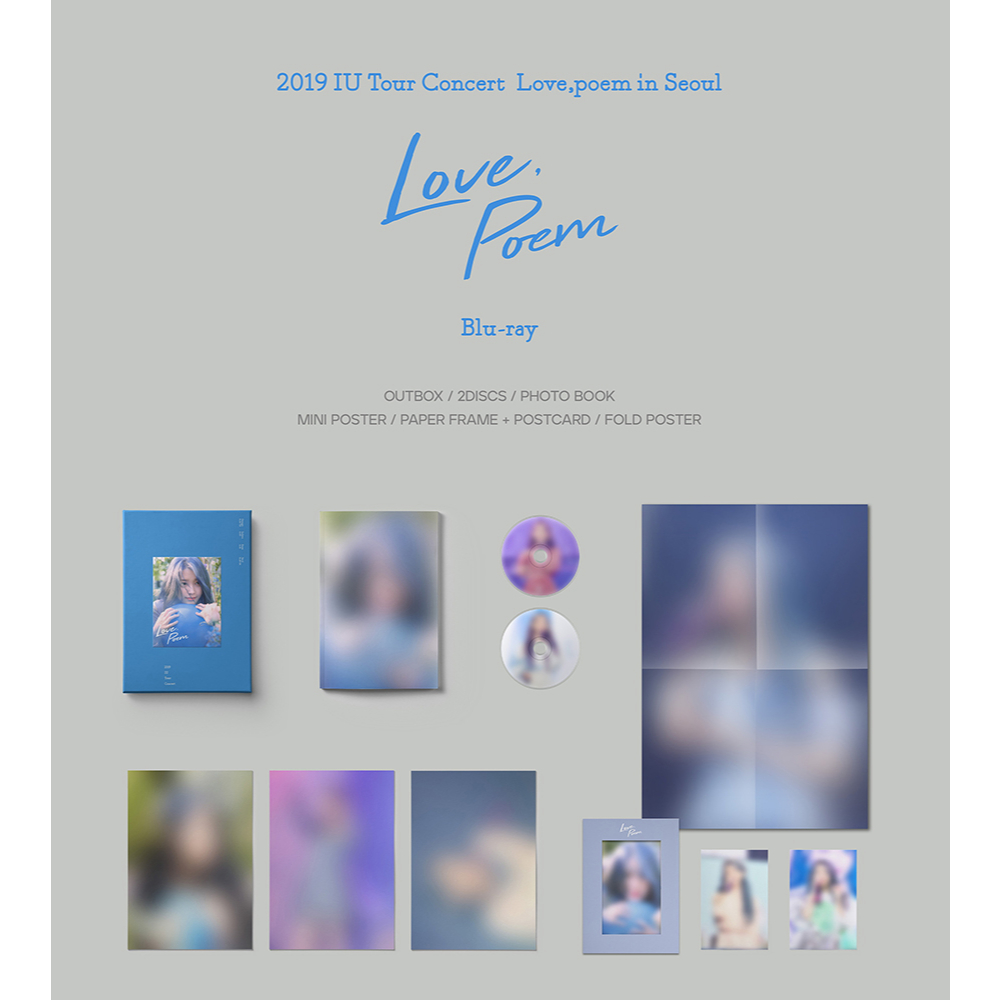 READY STOCK] IU 2019 <Love,poem> in Seoul Tour Concert DVD / Blu