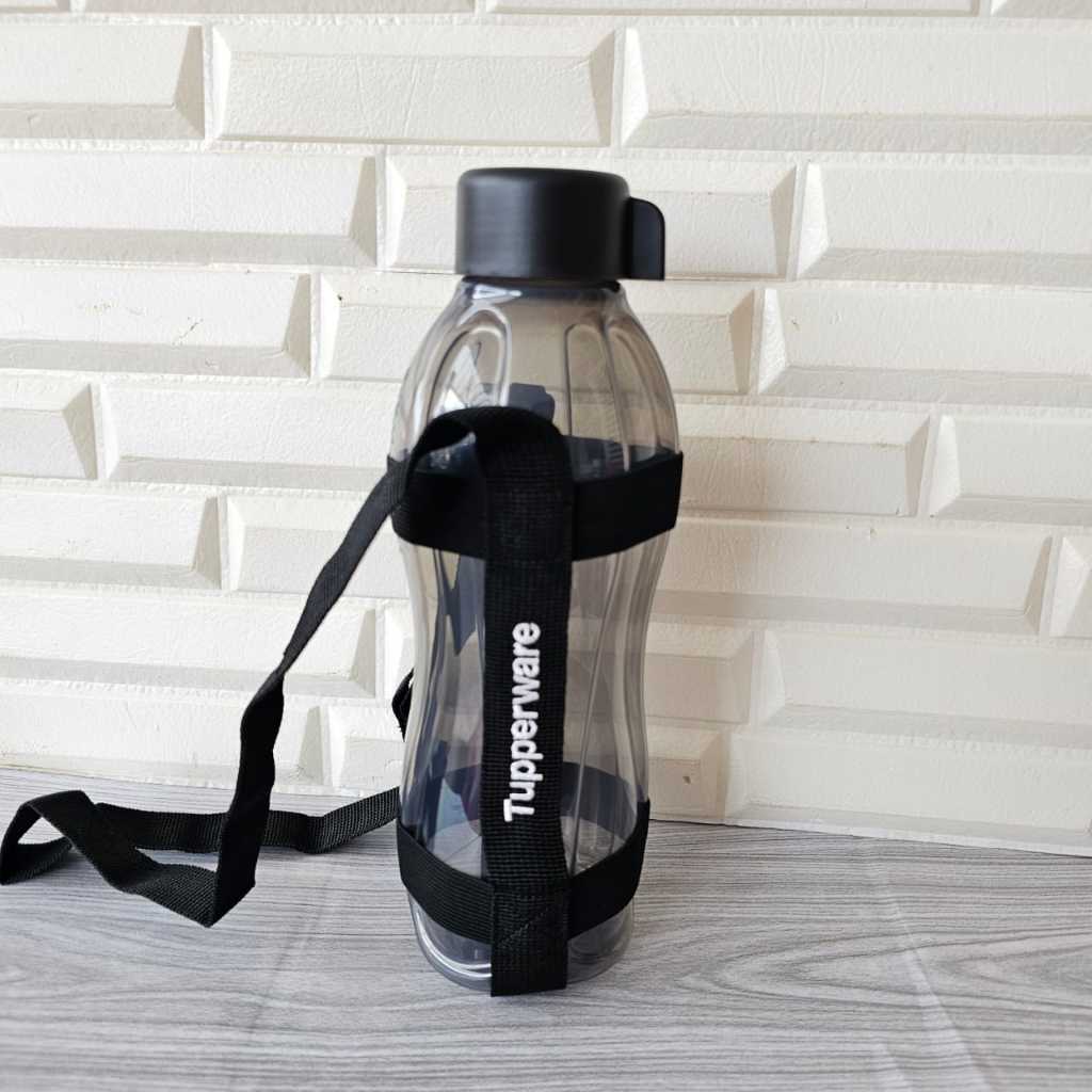 Tupperware Eco Bottle Black Flip Top 1L with strap - Screw / Fliptop ...