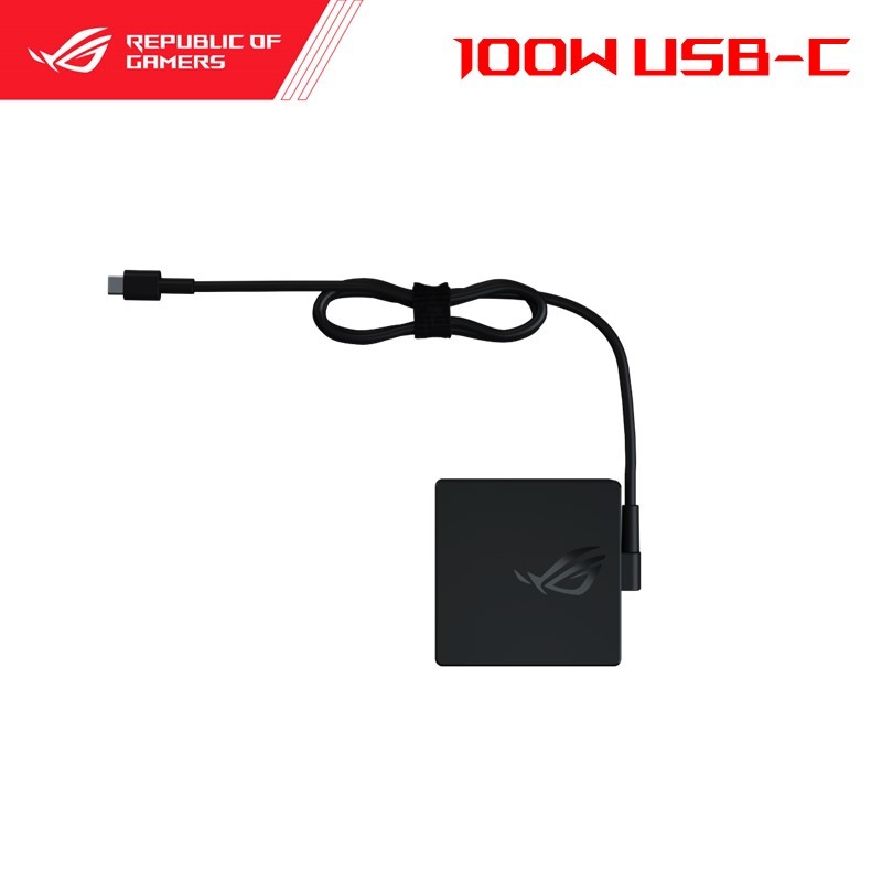 Adaptador de corriente ASUS ROG 100W USB-C (90XB077N-MPW000) - Cargador