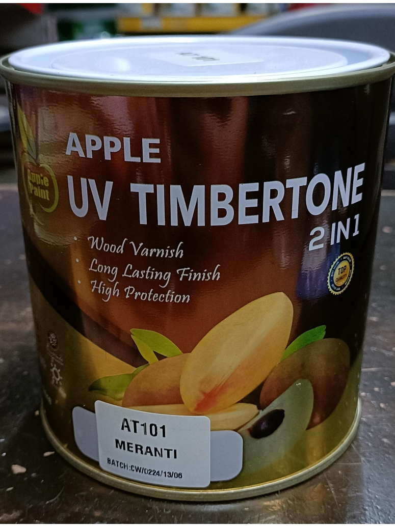 Apple UV Timbertone 2in1 1lt [Ready stock] | Shopee Malaysia