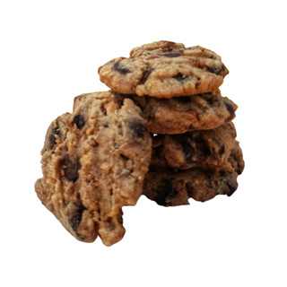 Biskut Kekacang Coklat Cip   Almond Peanut Chocolate Chip Cookies 