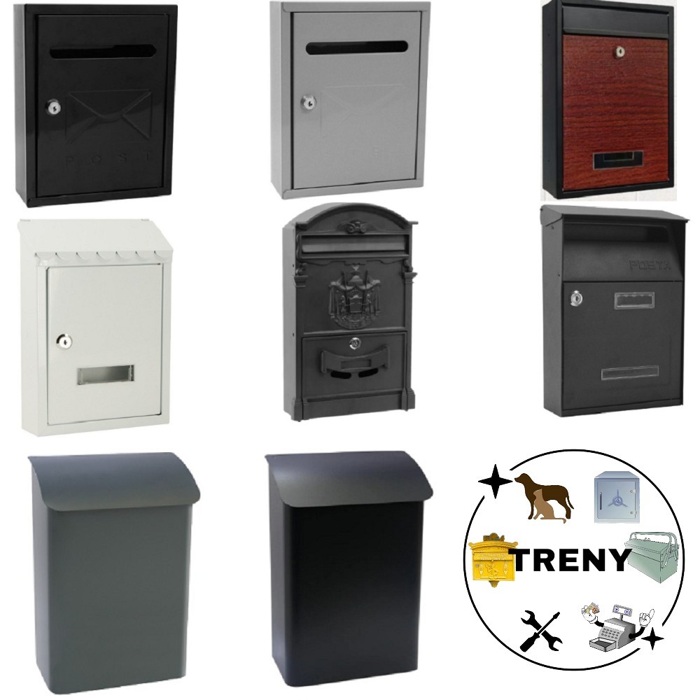 TRENY United States Mail Box Post Letter Box/ Iron Mail Box/ Letterbox ...