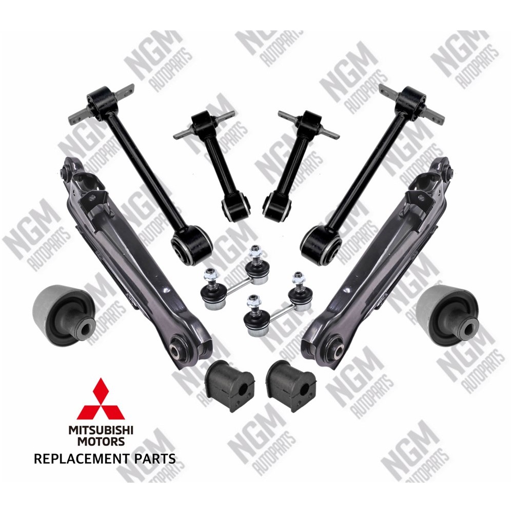 COMBO 12PCS -PROTON WIRA SE, SATRIA GTI REAR SUSPENSION ARM /REAR LOWER ...