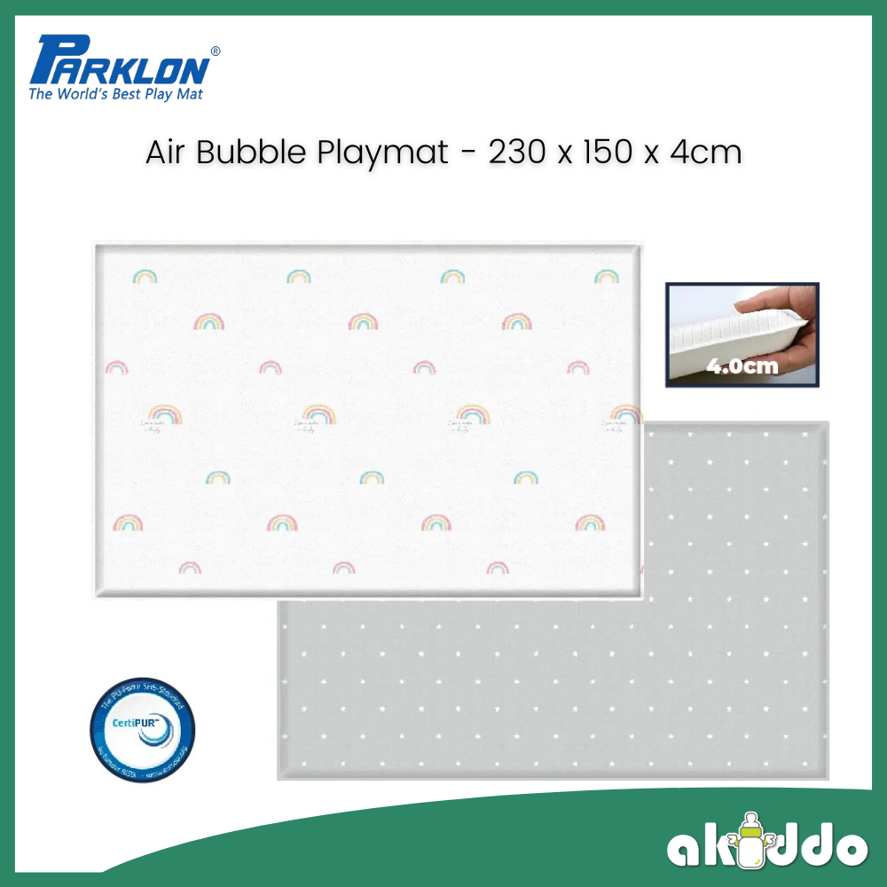 PARKLON Air Bubble Playmat - Rainbow/ Dream & Little Star Light (230 x ...