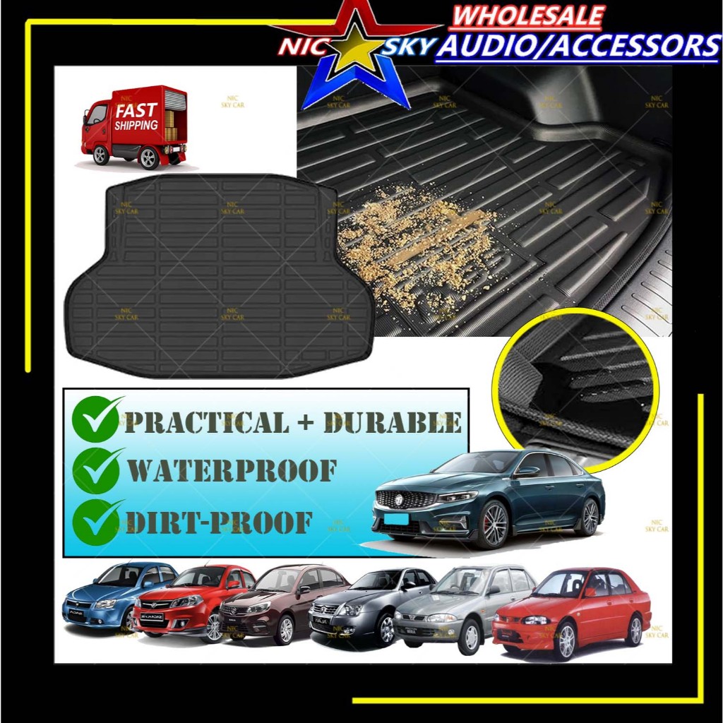 Proton Saga S70 BLM FLX Boot Tray STIFF KERAS Cargo Rear Tray Protect