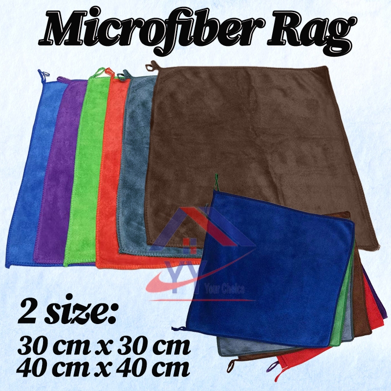 30cm*30cm/40cm*40cm Microfiber Rag/Multipurpose Microfiber Absorbent ...