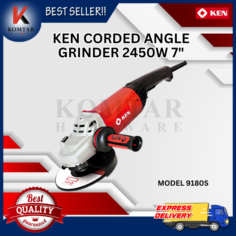 KEN CORDED ANGLE GRINDER 2450W 7