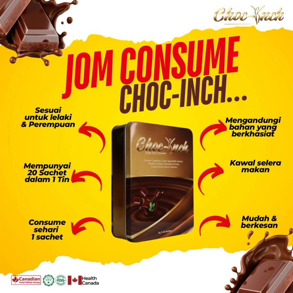CHOC INCH ORGANIK ORIGINAL HQ | Shopee Malaysia