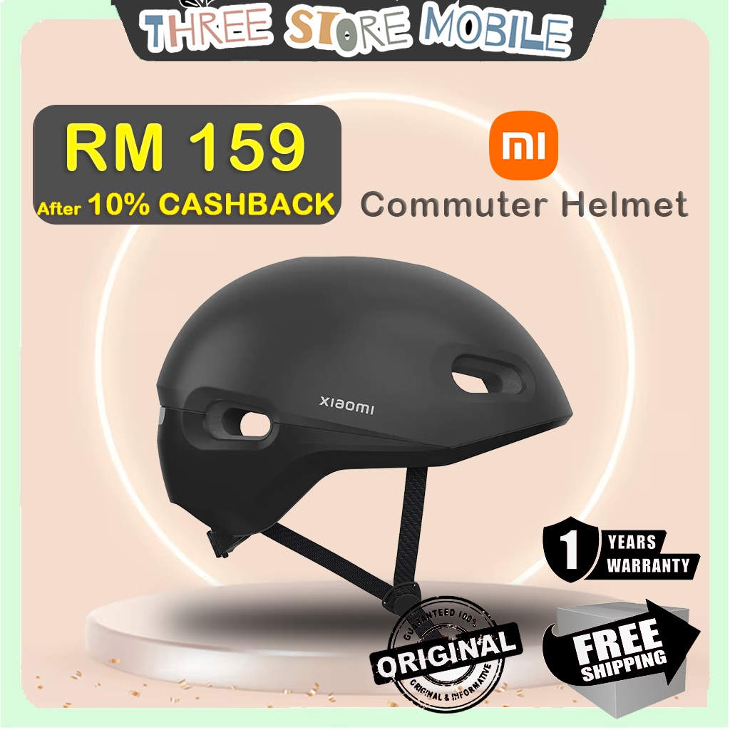 [MY Set] Xiaomi Mi Commuter Helmet | safe | Topi selamat | Night ...