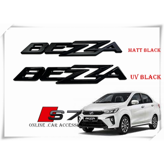 Perodua Aruz ,Bezza ,Axia ,Aruz,Myvi, Ativa tulisan LOGO --UV Black ...