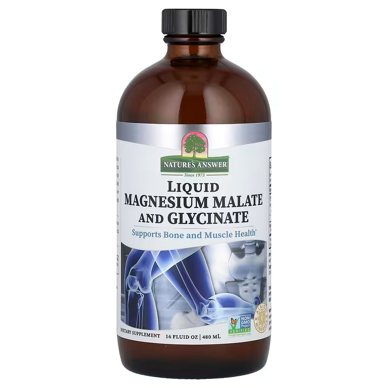 Nature's Answer, Liquid Magnesium Malate and Glycinate, 16 fl oz (480 ...