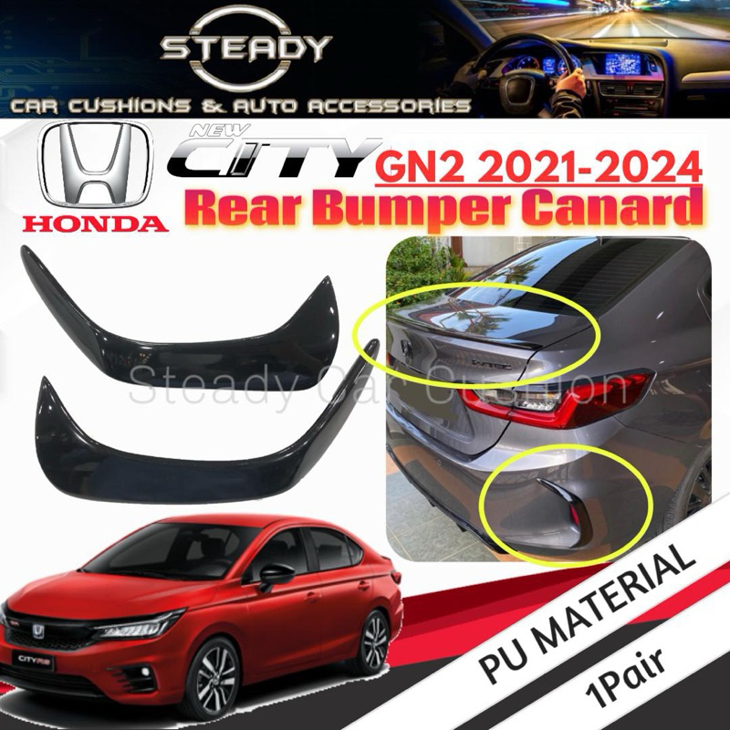 BARU 2020-2023 Honda City 🔥GN2 rear Bumper Canard Diffuser Rear ...