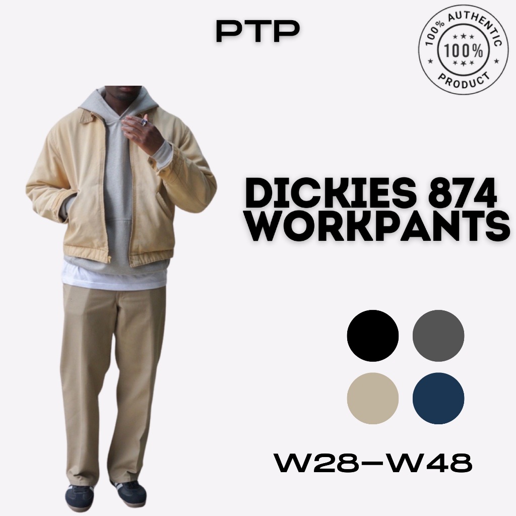 DICKIES ORIGINAL 874 WORK PANTS 100% ORIGINAL WORKWEAR | Shopee Malaysia