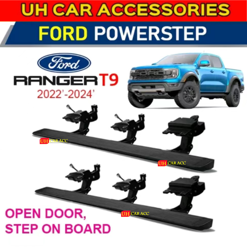 HC CARGO Ford Ranger T9 Aluminum Alloy Power Side Steps Retractable ...