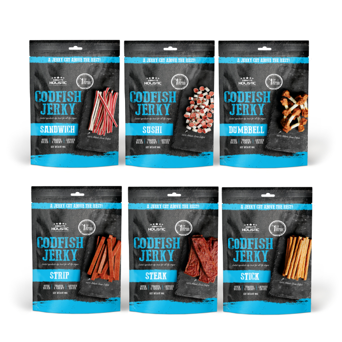 ABSOLUTE HOLISTIC Cod Fish Jerky Treats (100g) | Shopee Malaysia