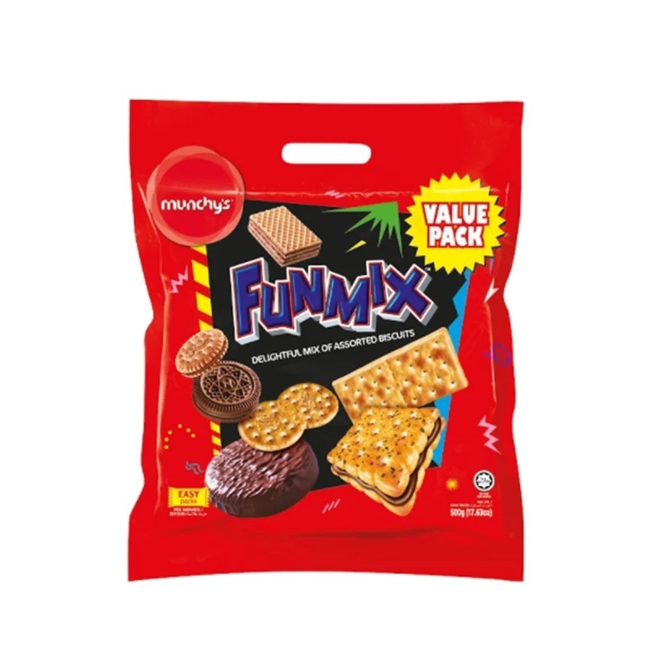 supermarket badge Munchy's Funmix Assorted 500g | Shopee Malaysia