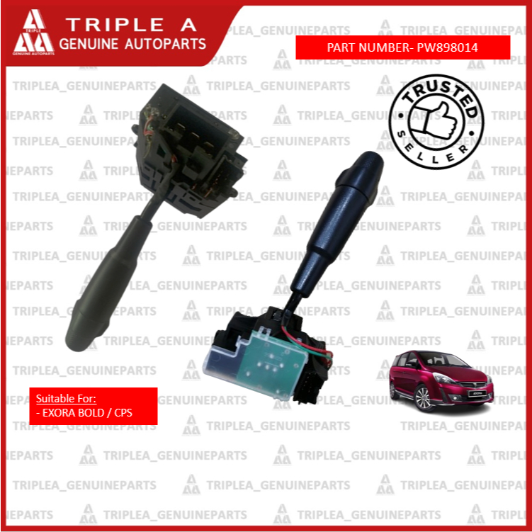 ORIGINAL PROTON EXORA BOLD / CPS SWITCH HEAD LAMP WIPER TURN SIGNAL ...