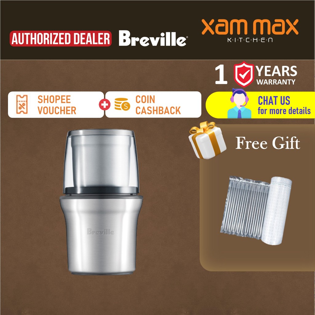 Breville BCG200 Coffee & Spice Grinder / Coffee Grinder / Stainless