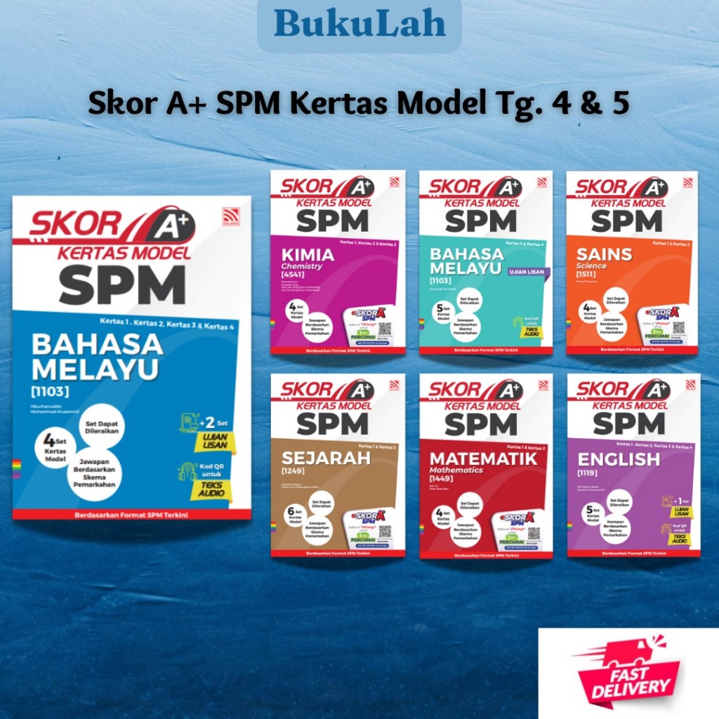 [Bukulah] Kertas Model SPM : SKOR A+ SPM 2024 - Pelangi | Shopee Malaysia