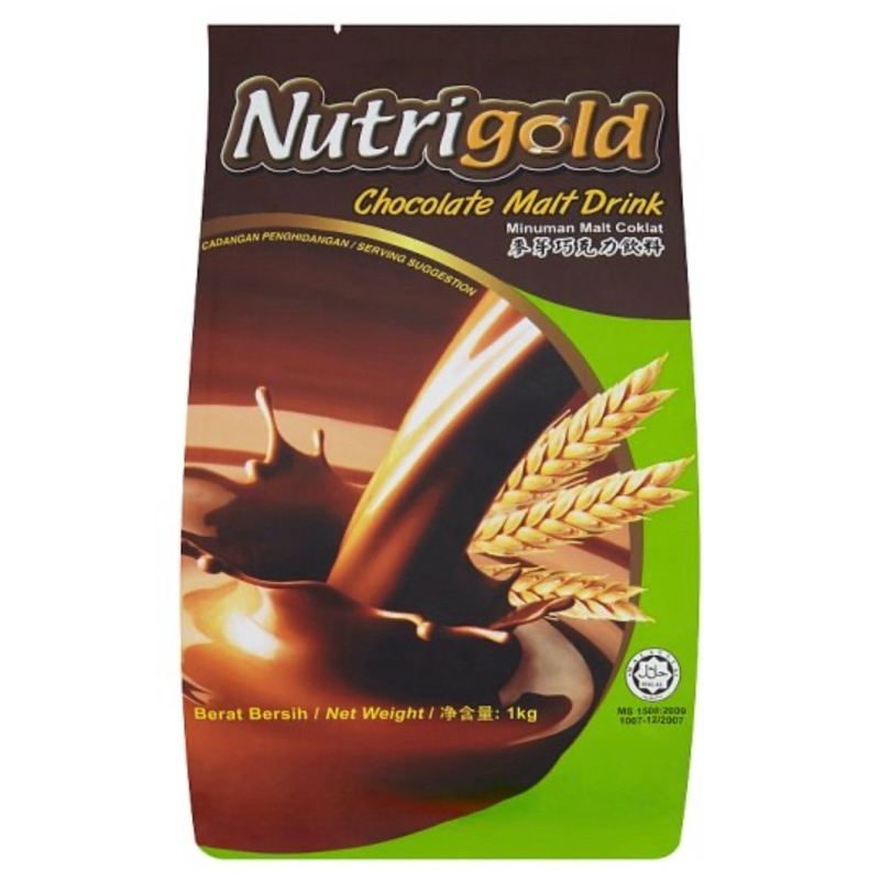 Nutrigold Chocolate Malt Drink 400gm Dan 1 kg Shopee Malaysia