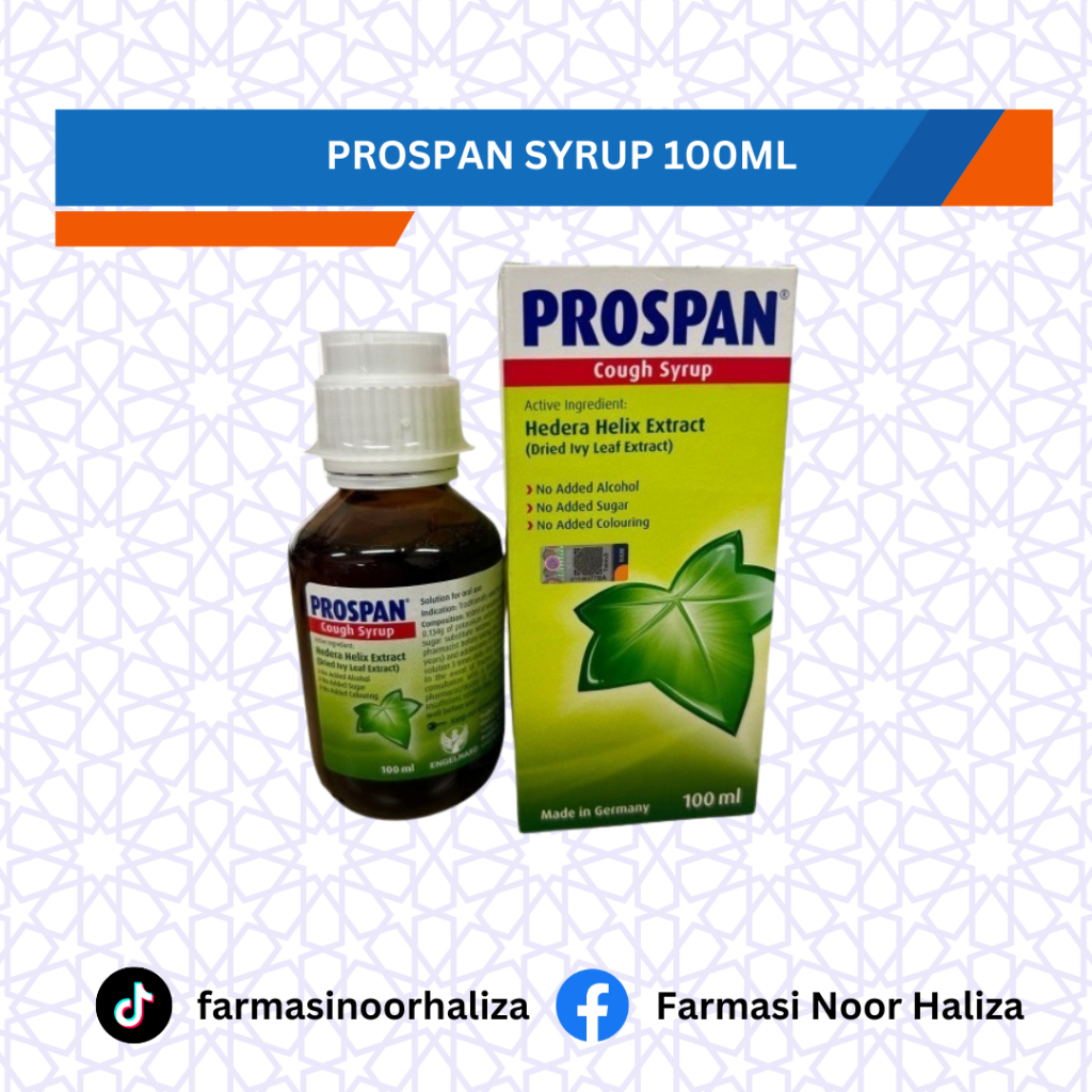 PROSPAN IVY LEAF COUGH SYRUP 100ML | Shopee Malaysia
