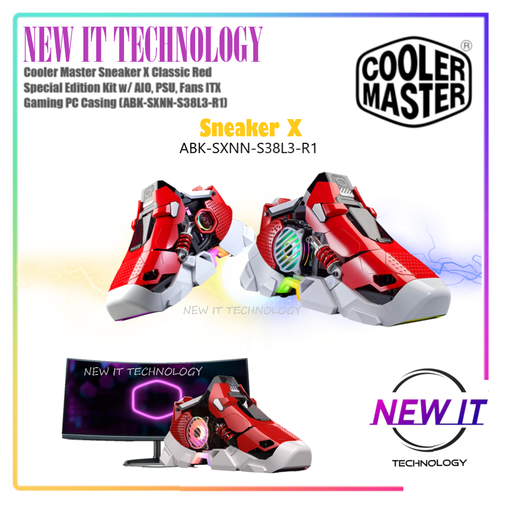Cooler Master Sneaker X Classic Red Special Edition Kit w/ AIO
