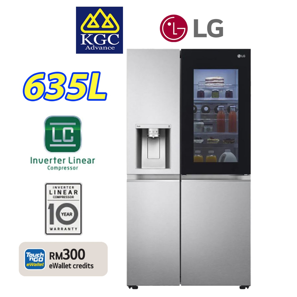 [Free Ship] LG GCX257CSES (635L) SidebySide Refrigerator with