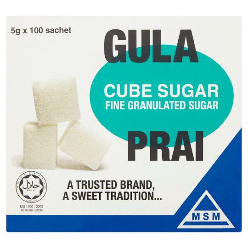 PRAI Cube Sugar / Gula Prai 100 x 5g | Shopee Malaysia