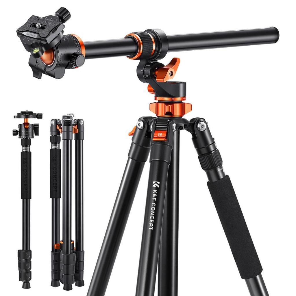 K&F Concept T254A7+BH28 Aluminum Tripod with Monopod Kit | Shopee Malaysia