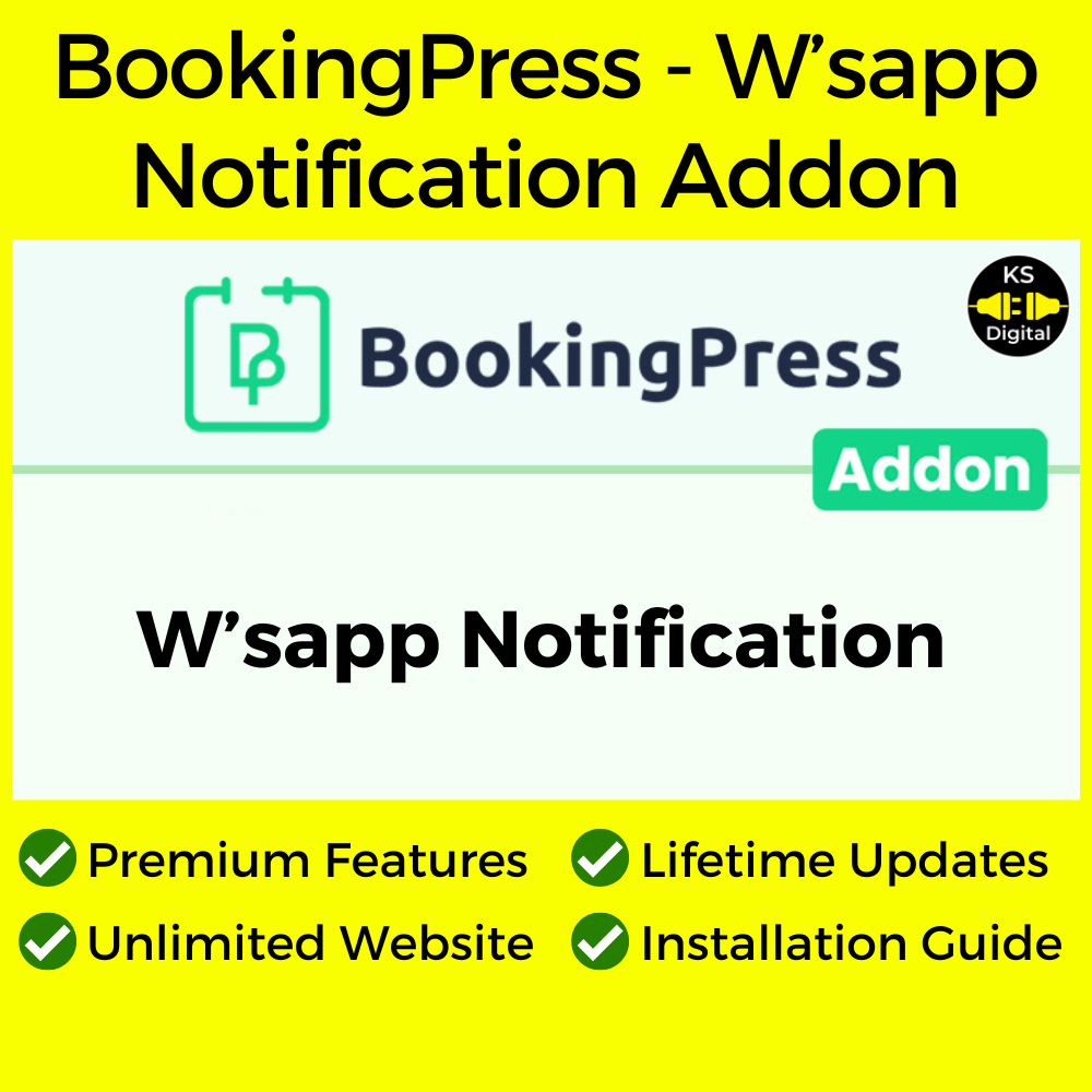 [Latest] BookingPress - W'sapp Notification Addon WordPress Plugin ...