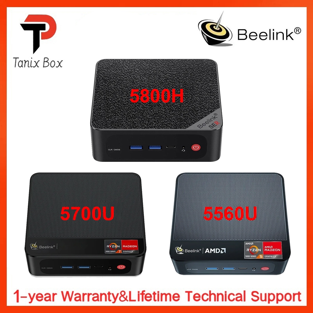 Beelink Mini PC SER5 AMD Ryzen 7 5800H /Ryzen 5 5560U/Ryzen 7 5700U ...