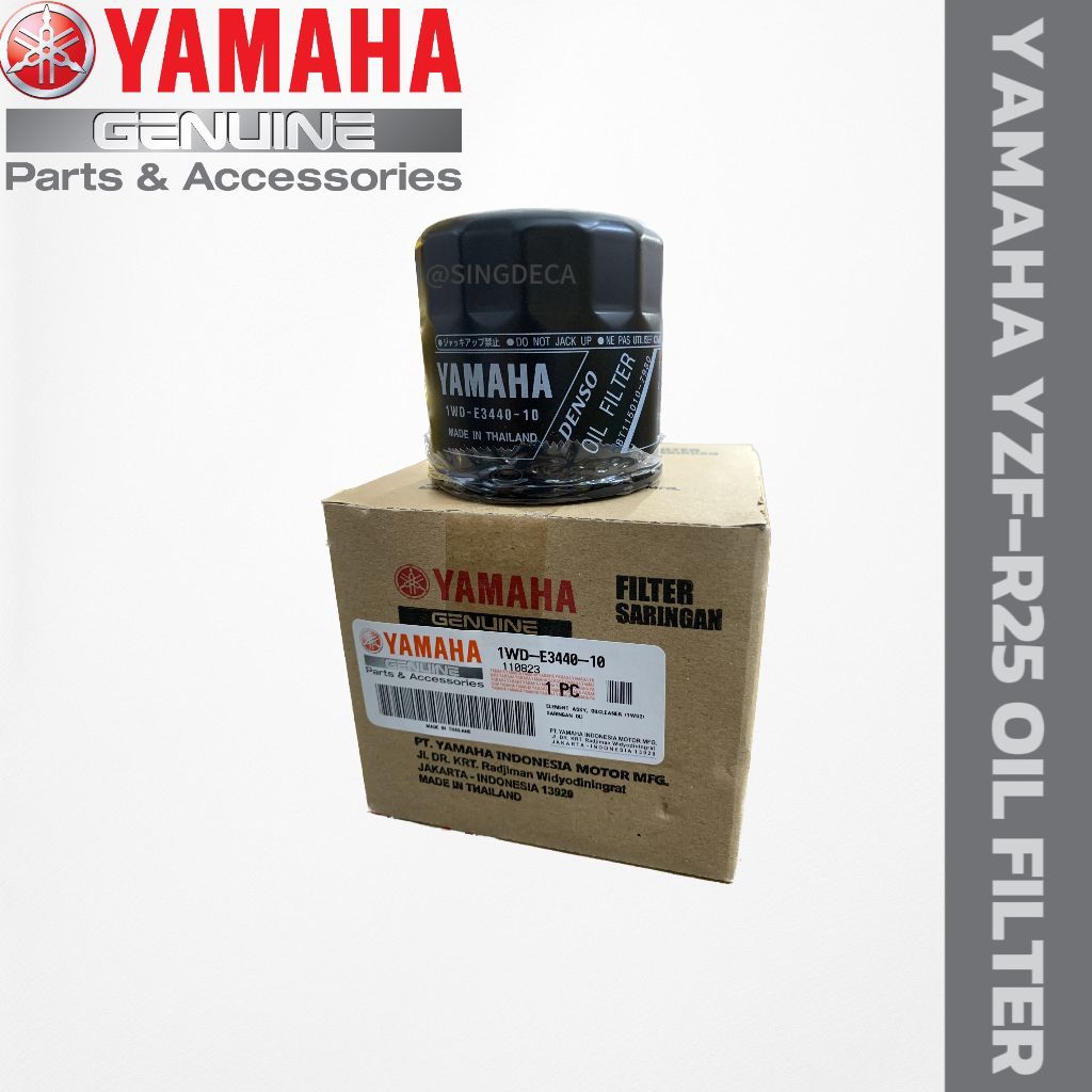 YAMAHA YZF-R25/MT25 OIL FILTER (100% ORIGINAL FROM HONG LEONG YAMAHA ...