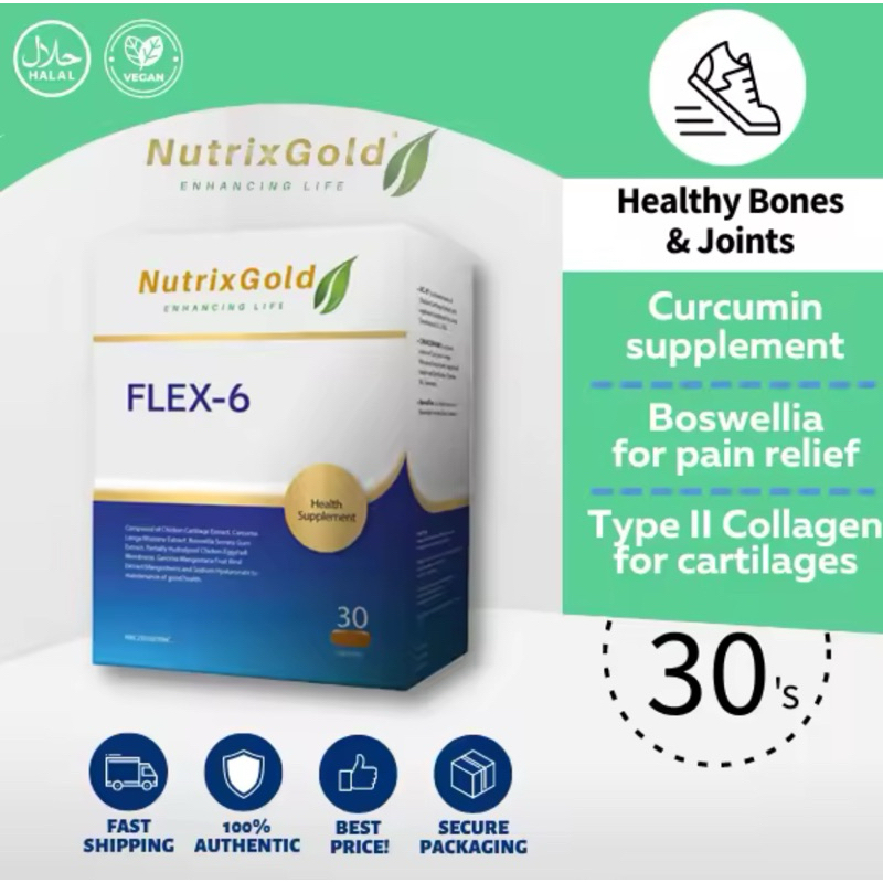 Nutrixgold Flex-6 30’s | Shopee Malaysia