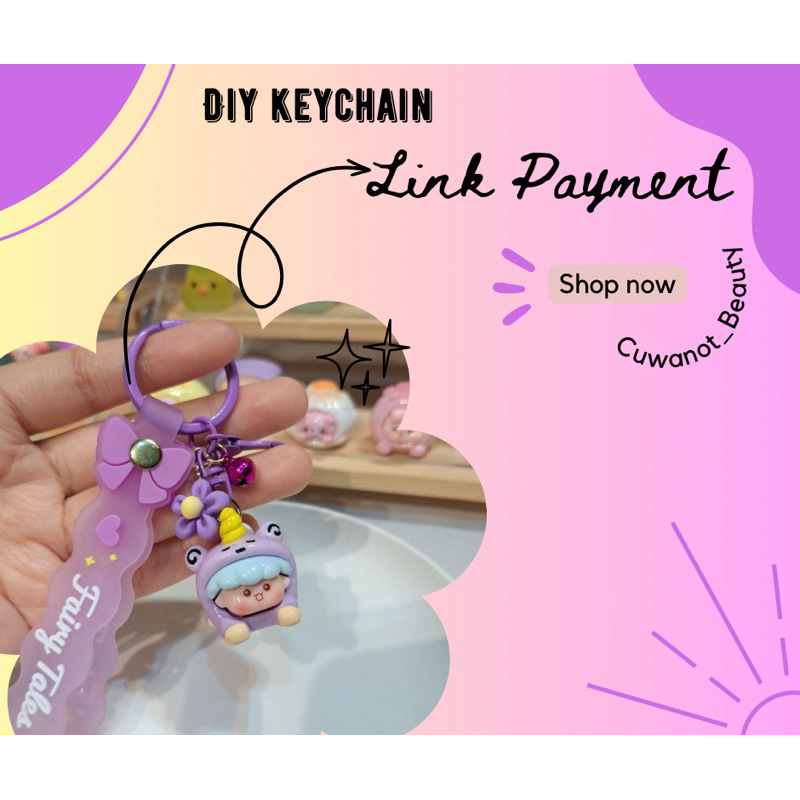 Link payment ( Diy Keychain )🌸 | Shopee Malaysia