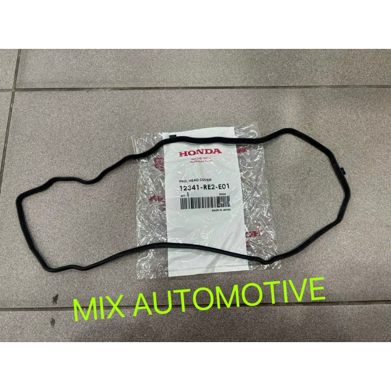 100% HONDA VALVE COVER GASKET 12341-RE2-E01 HONDA CITY TMO T9A JAZZ T5A ...