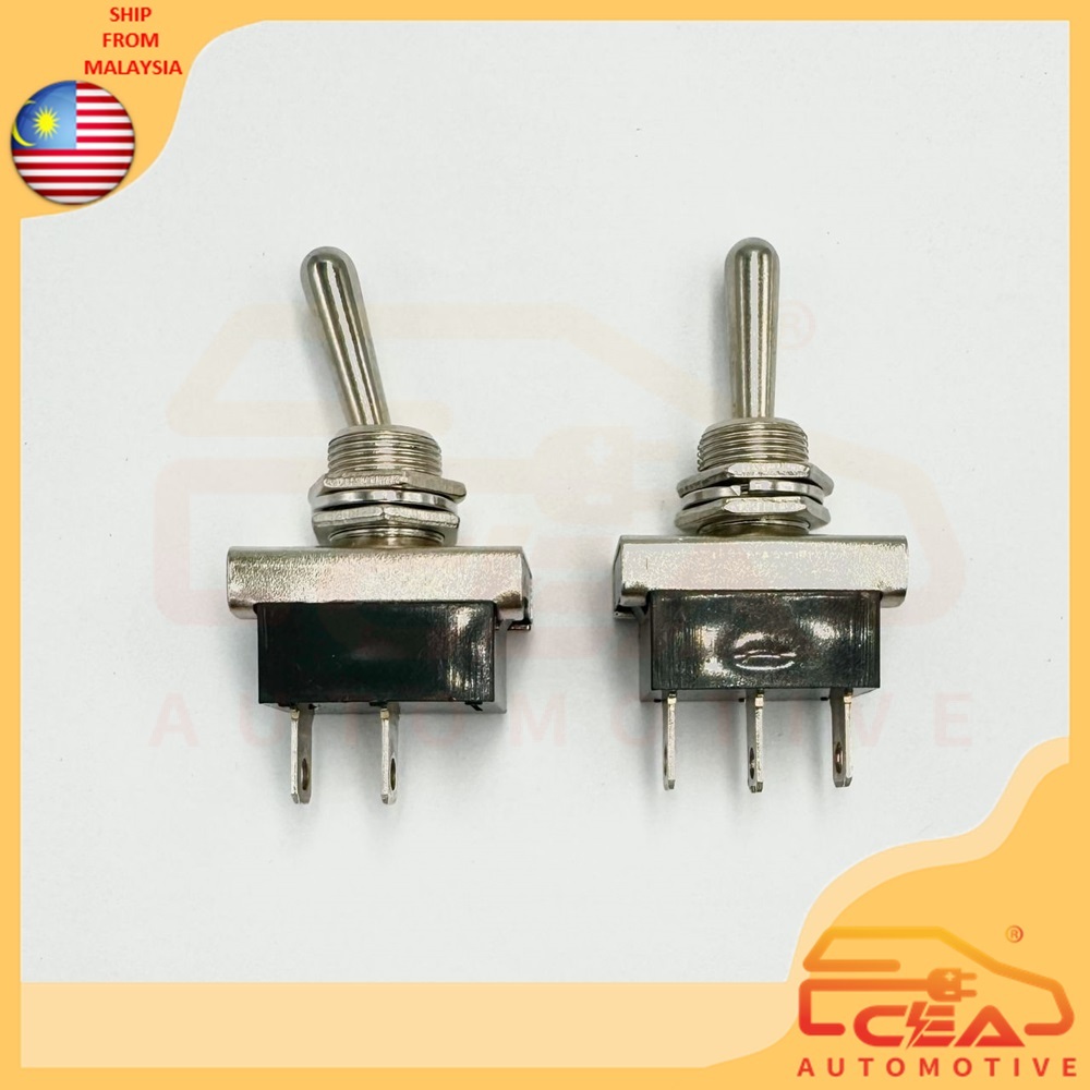 1 PCS Rocker Toggle On Off Switch 12V 24V 2 Pin 2 Ways (ON/OFF) 3Pin 3 ...