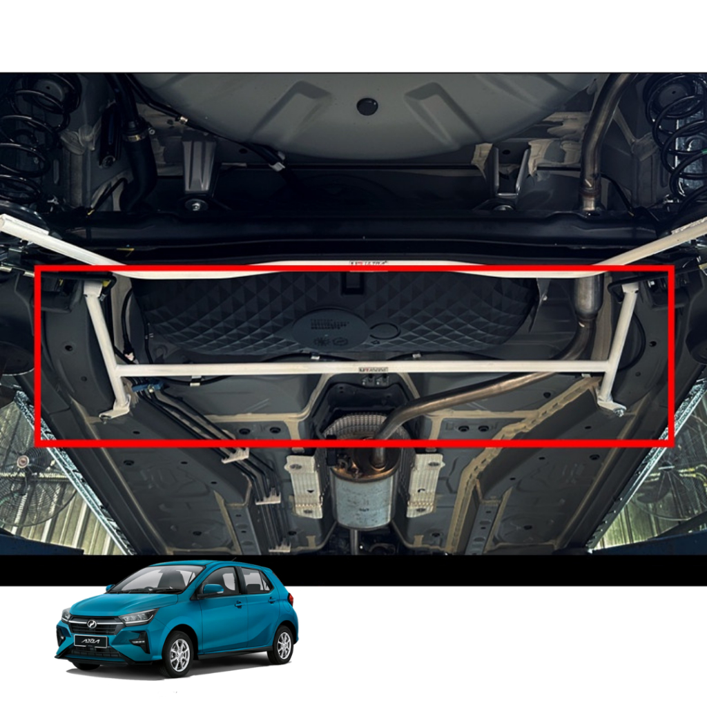 PERODUA AXIA BARU 20232024 ULTRA RACING SAFETY BAR FRONT STRUT REAR ANTI ROLL LOWER BAR