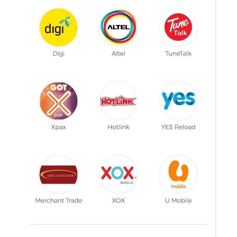 Topup PIN Celcom, Maxis, Digi, U Mobile, Tune Talk, Halo Telco, YES ...