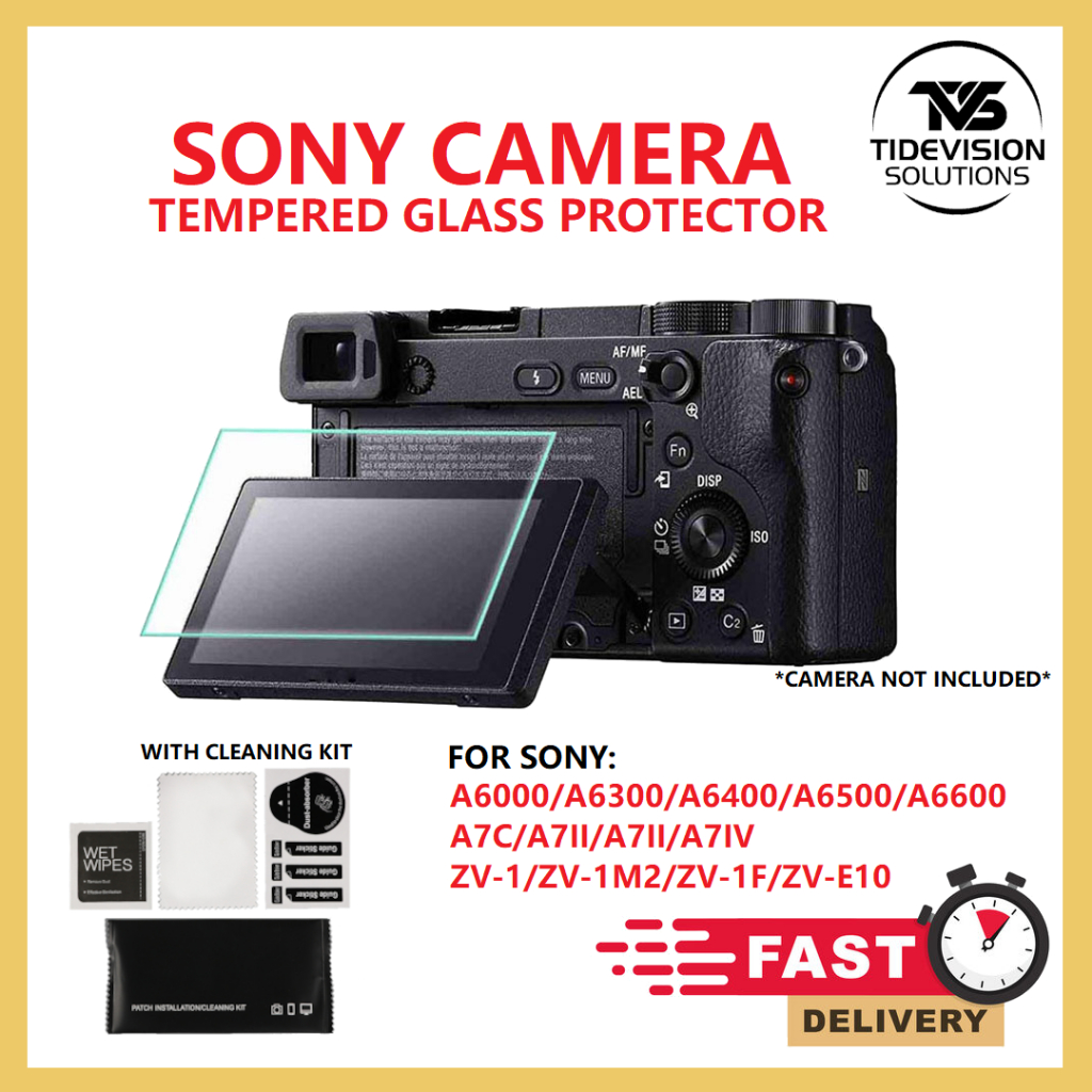 BROTECT Glas Screen Protector voor Sony Alpha 6100 / 6100A Schermbeschermer [9H Hardheid, Beschermglas-Folie niet Gehard Glas