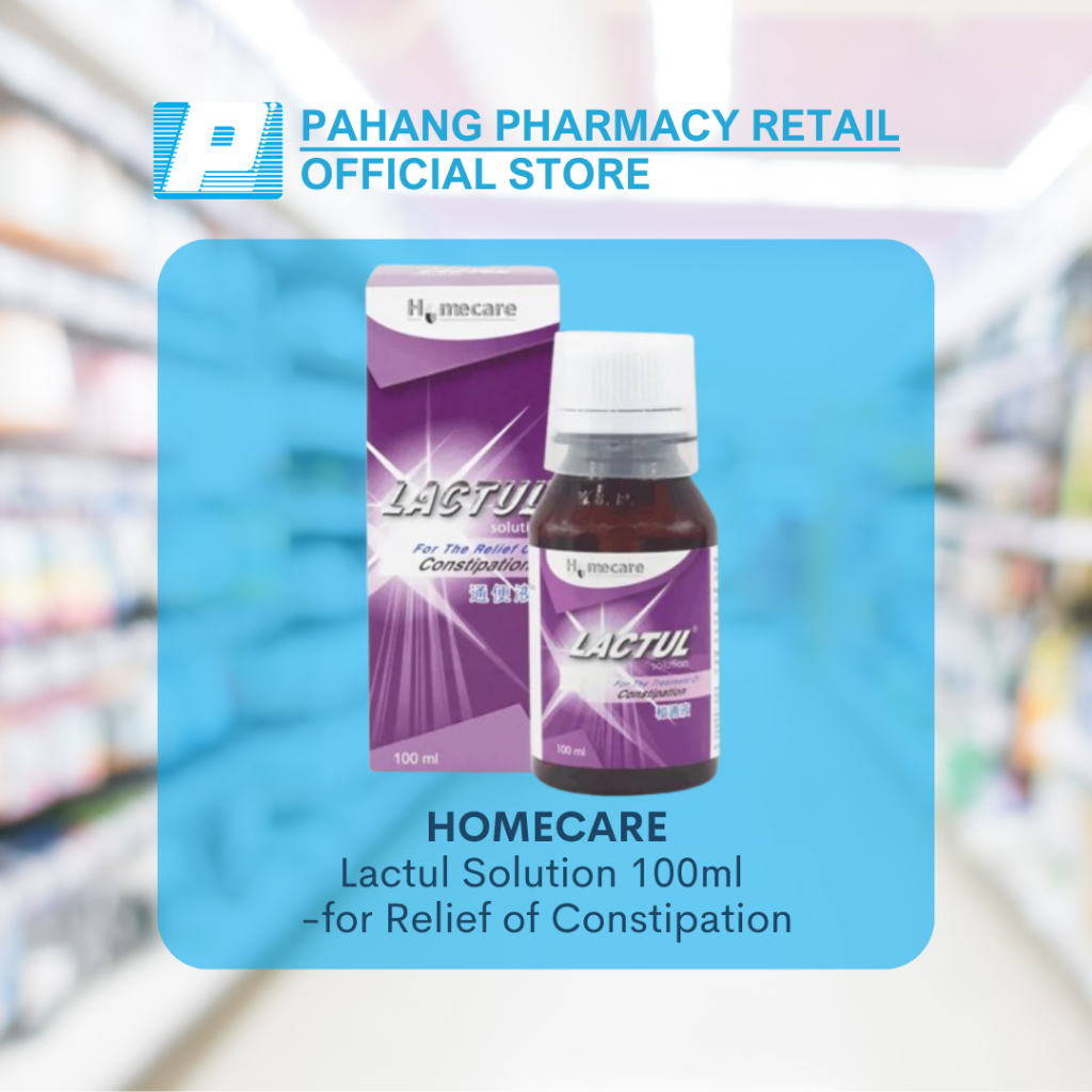 HOMECARE Lactul Solution 100ml -for Relief of Constipation | Shopee ...