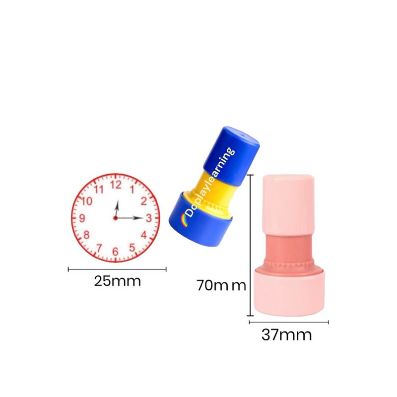 Analog Clock Ink Stamps Enhancing Time Management and Learning with ...