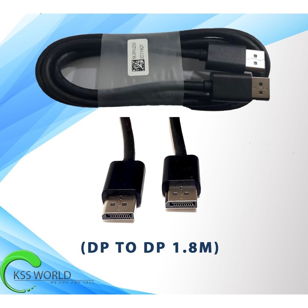 DP TO DP Display Port Cable 1.8M (Display Port Male to DP male ...
