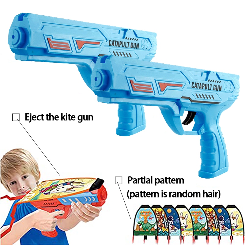 Kite Launcher Children Toy Set Slingshot Kite Toy Gun Outdoor Kite ...