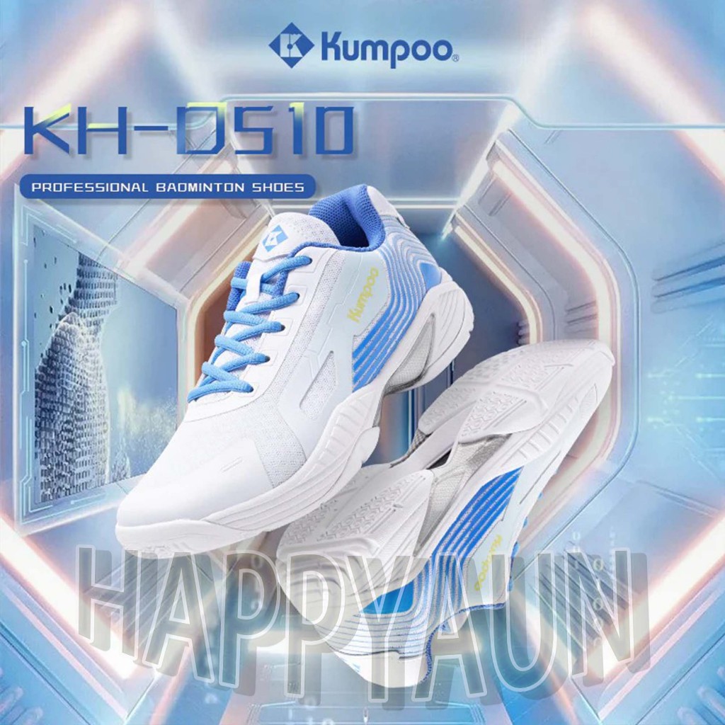 KUMPOO BADMINTON SHOES KH-D510 (BLUE/ PINK) | Shopee Malaysia