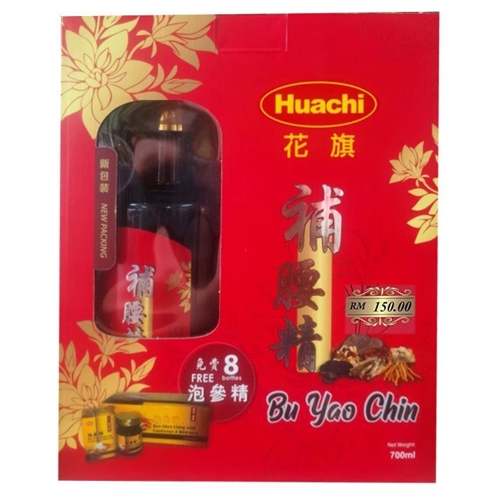 杜仲补腰精 最佳选择花旗牌 补腰精 700ml ＋送1盒泡参精 70g 8瓶 | Shopee Malaysia